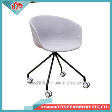 Hot Sale Style Full Upholstery Hotel Restaurant Ergonomic Furniture Cassina Hola Dining Chair Office Chair with Wheels